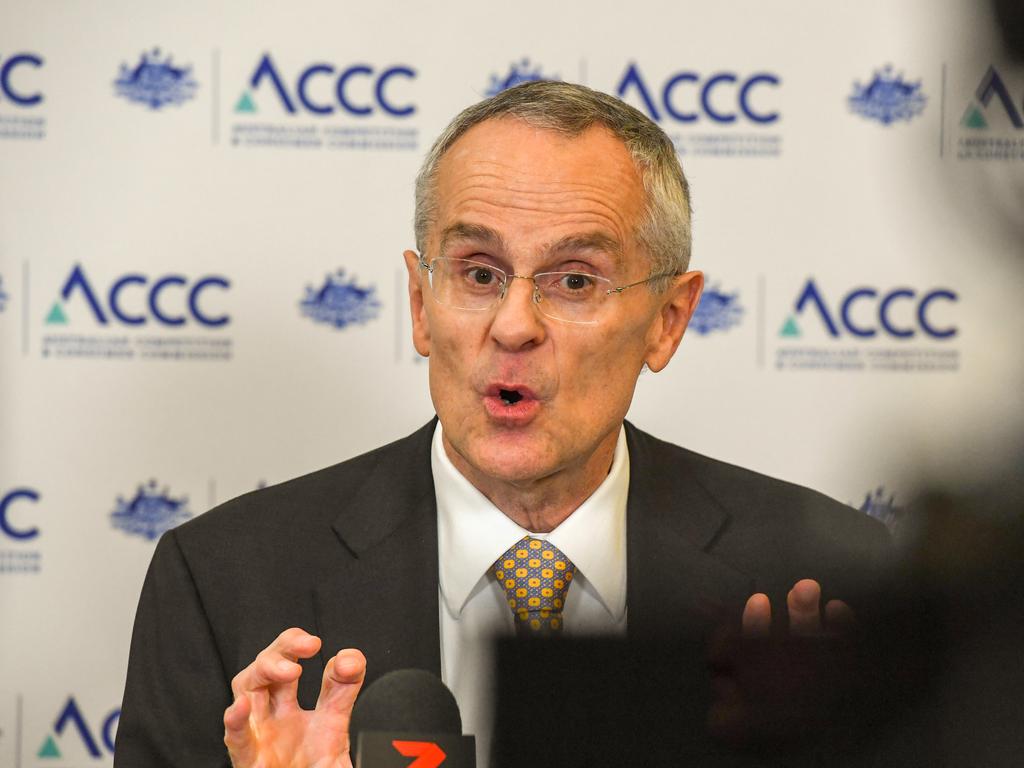 The ACCC inquiry is being overseen by chair Rod Sims. Picture: AAP Image/Peter Rae