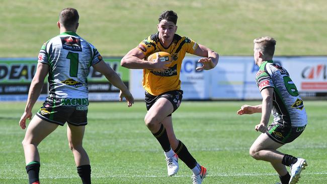 Falcons forward Trent Loiero in action in 2019. Picture: Warren Lynam.