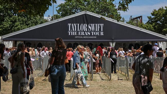 MELBOURNE, AUSTRALIA - FEBRUARY 16: Taylor Swift fans also known as 