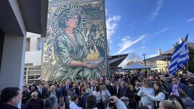 Marrickville officially became the Little Greece precinct at a naming ceremony on June 18. Picture: Alexi Demetriadi