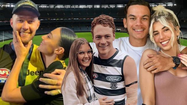 Following footy romances is a sport all of its own - here are the latest couples to watch.