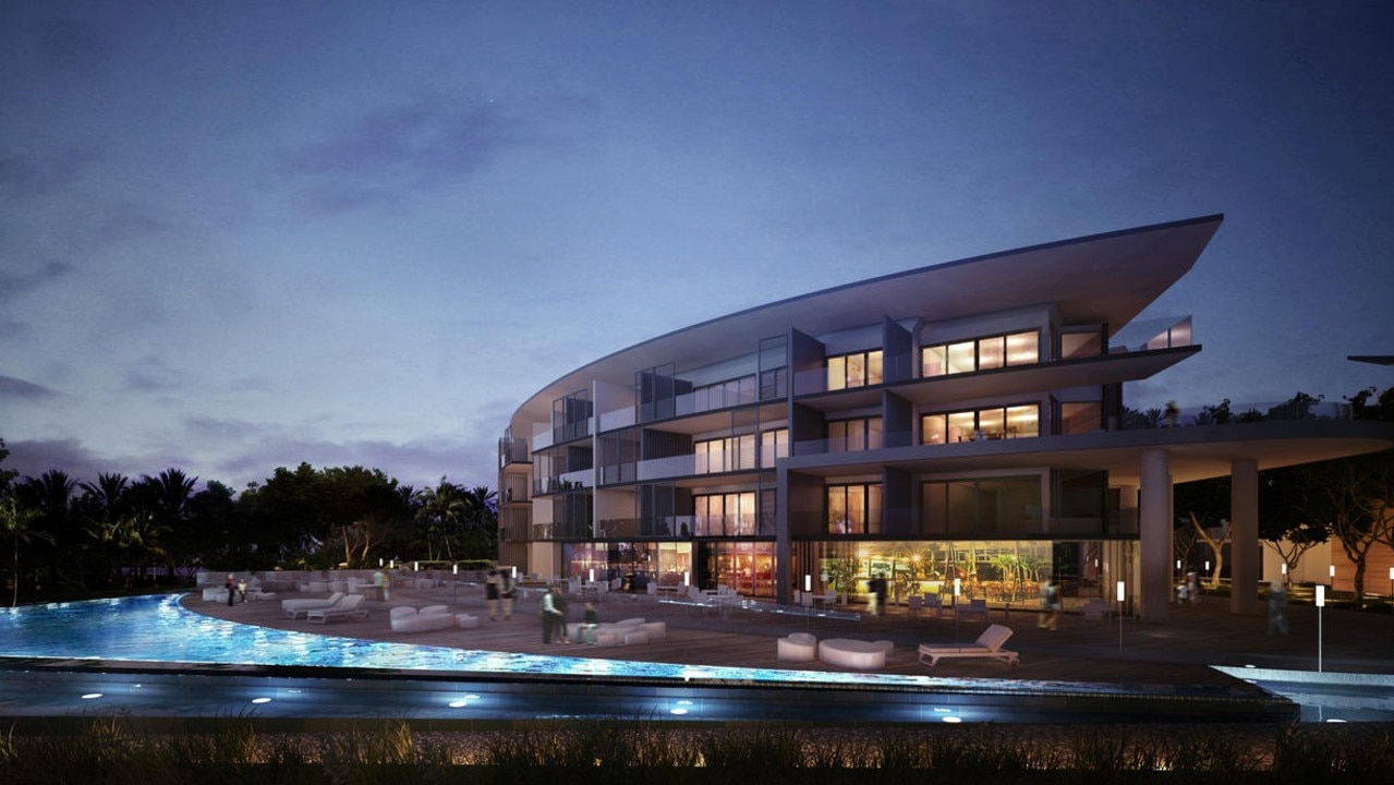 Pearl Wellness Resort and Spa was expected to look like this, before plans came to a halt. Picture: Supplied