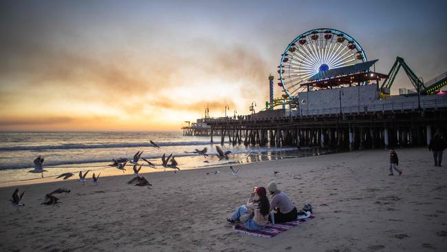 Visit California are urging Australian tourists to come back to Los Angeles. Picture: Apu Gomes/Getty Images/AFP