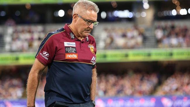 Chris Fagan says he’s thankful for the support Danny Frawley provided him. Picture: Jono Searle/AFL Photos/via Getty Images.