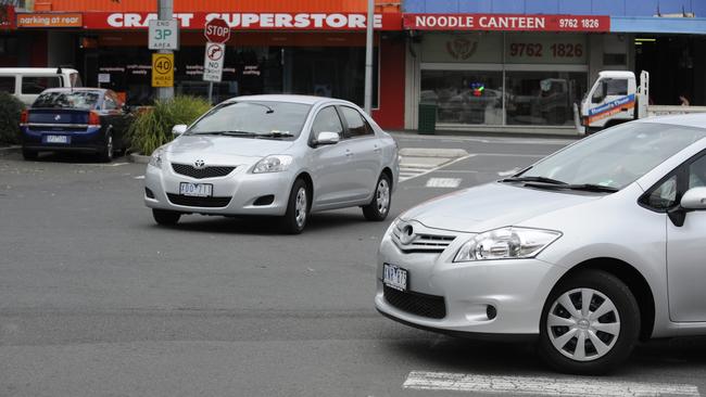 The Boronia Junction shopping centre carpark.