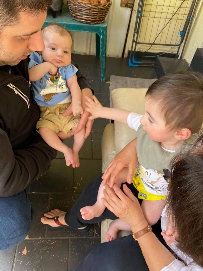 Baby Thomas finally gets to meet his family.