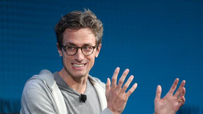 Jonah Peretti, Founder and CEO, Buzzfeed, speaks at the Wall Street Journal Digital Conference in Laguna Beach, California, U.S. October 18, 2017. REUTERS/Lucy Nicholson - RC13AE414600