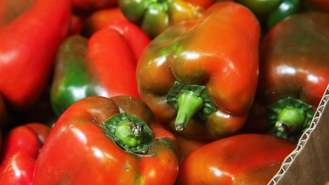 Capsicums abound. Picture: Ian Currie