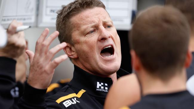 Damien Hardwick needs the Tigers to make a strong start. Picture: Getty Images