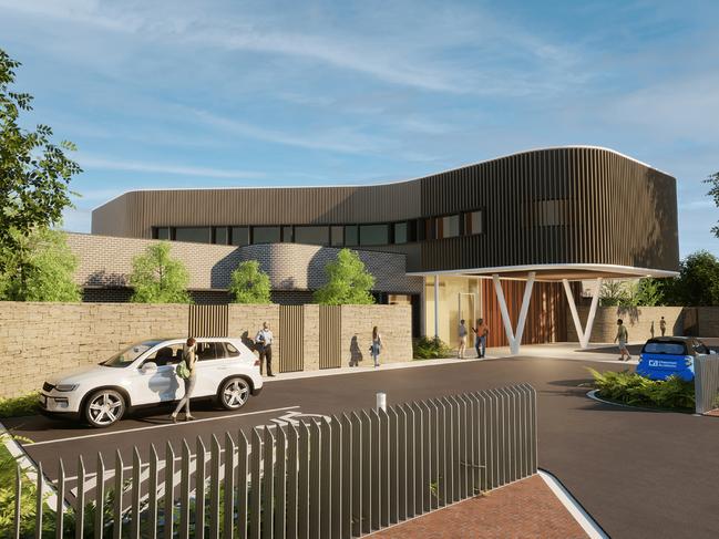 Artist impressions of a 24-bed mental health rehabilitation unit, which is being built beside Queen Elizabeth Hospital for longer stays