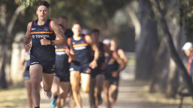 They couldn’t catch Chayce Jones who took line honours. Picture: Dean Martin (AAP)