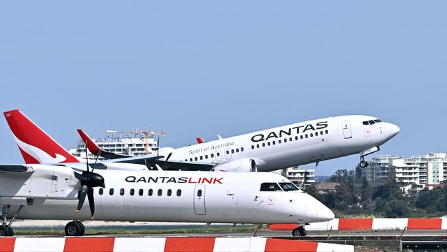 In documents released by the competition regulator, Qantas admitted it had engaged in misleading or deceptive behaviour by continuing to sell airfares for flights it knew it would not be operating. Picture: AFP