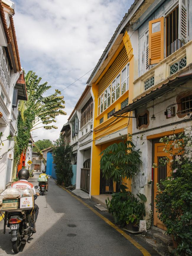 A street in vibrant George Town. Picture: Elise Hassey.