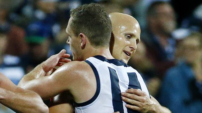 Gary Ablett could rejoin premiership teammate Joel Selwood. Picture: Colleen Petch.