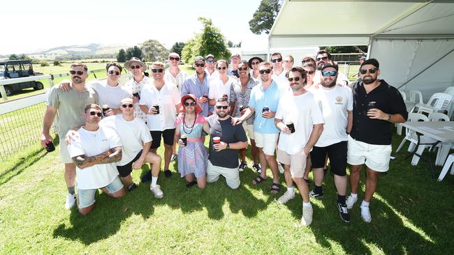 Woolamai Cup 2024. Jake Archdeacon and Bucks party group. Picture: David Smith