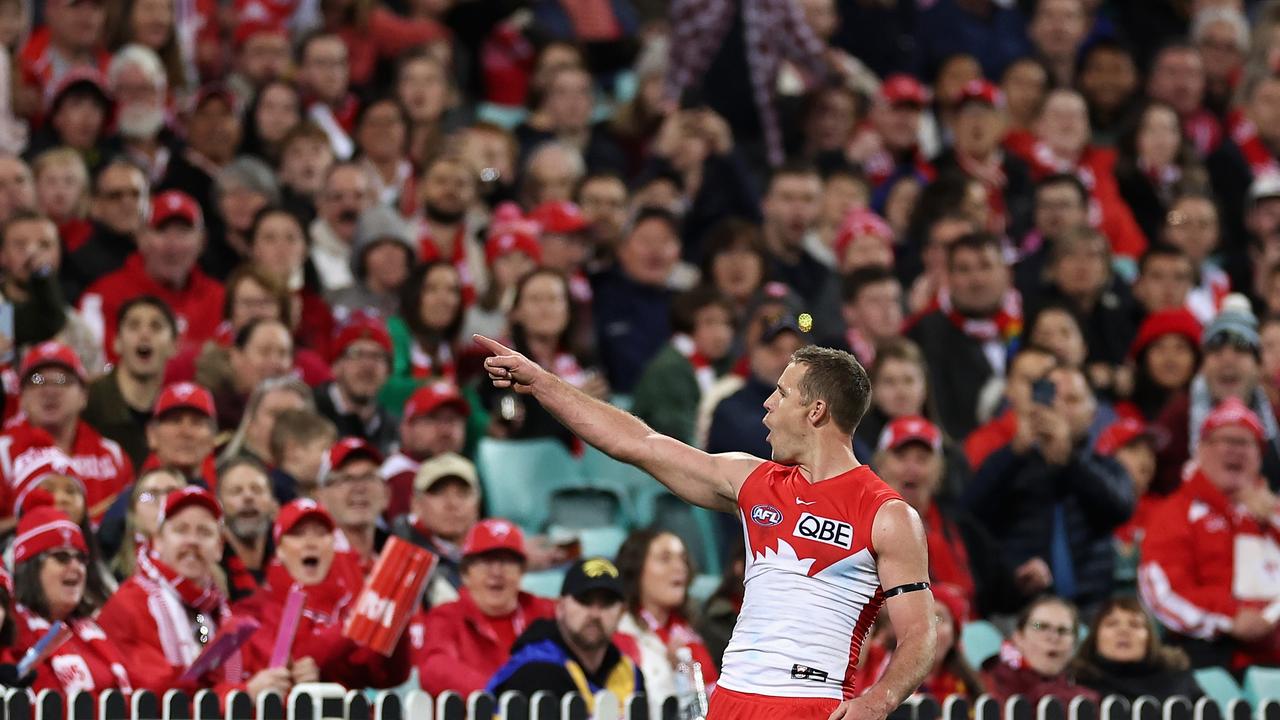 The Swans piled it on in historic fashion. (Photo by Cameron Spencer/Getty Images)