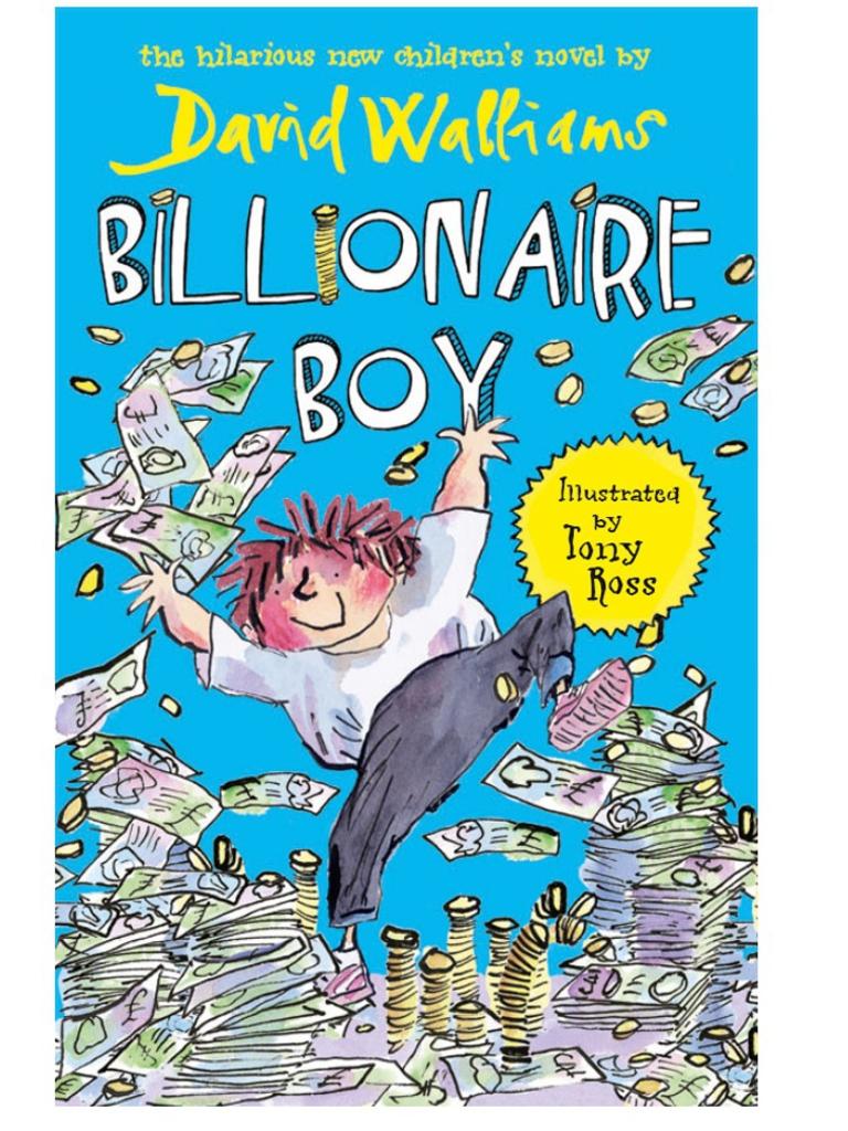 Have you ever asked yourself what you would do if you had a billion dollars? Watch the video to hear what author David Walliams would do. Picture: HarperCollins/supplied