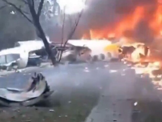 Passenger jet crashes in Brazil.