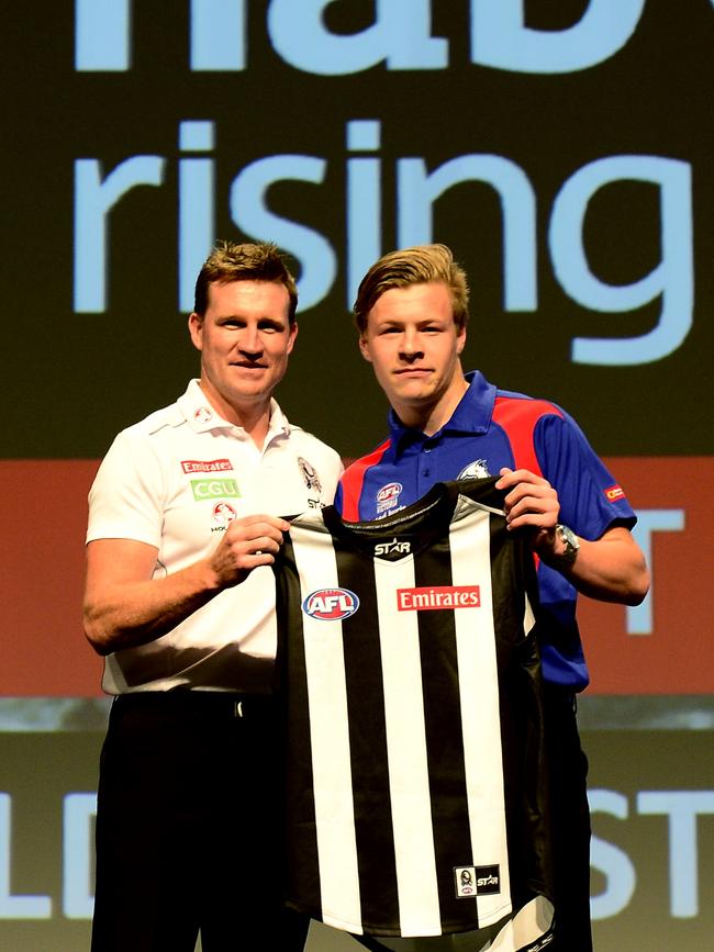 Collingwood swooped on De Goey at pick No.5. Picture: Stephen Harman