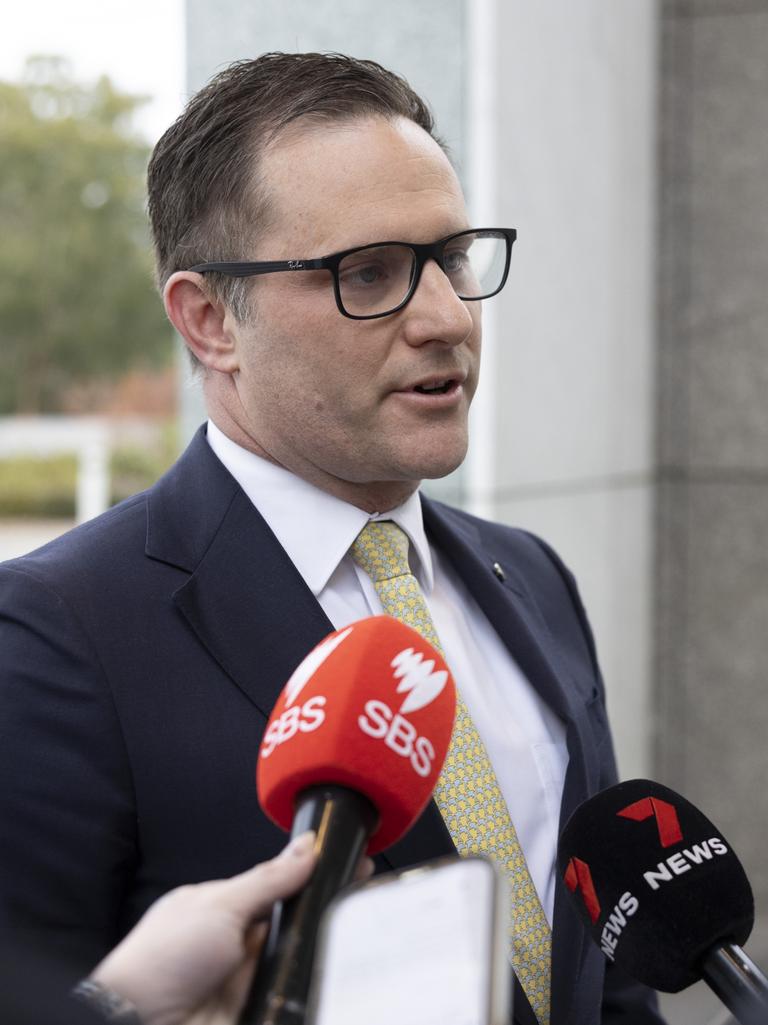 Liberal Alex Hawke has been floated as Coalition defence spokesman. Picture: NewsWire / David Beach