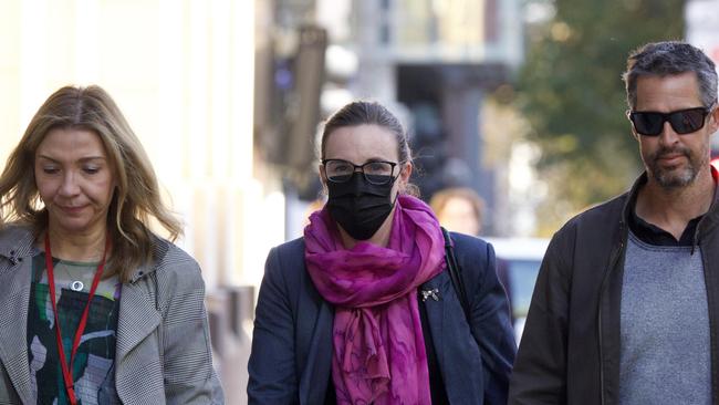 Emma Davies (centre) said she was aware of their relationship. Picture: Newswire / David Geraghty