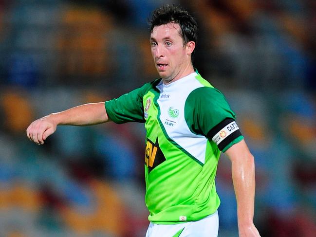 Robbie Fowler playing for North Queensland Fury in 2010.  