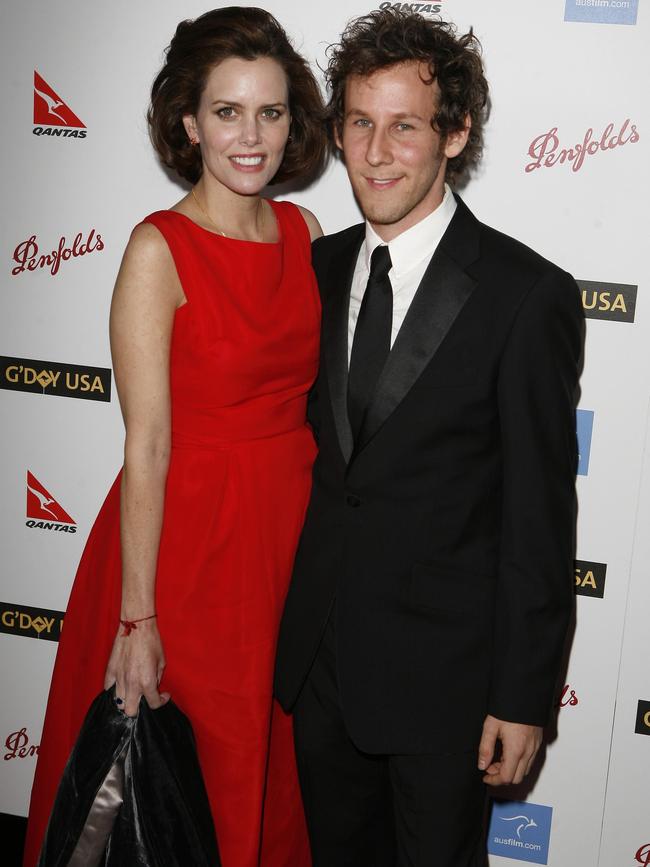 Lee and wife Ione Skye in Hollywood.