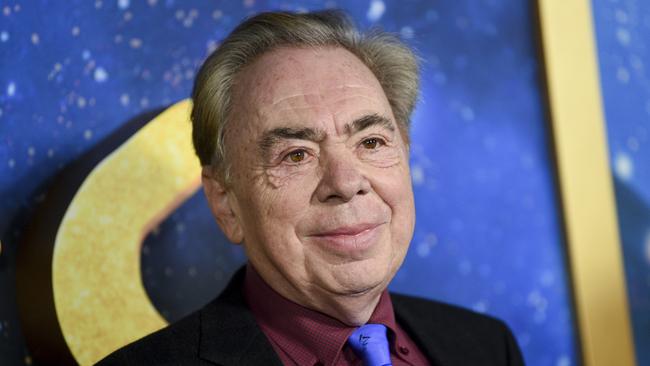 Andrew Lloyd Webber has a YouTube page called The Shows Must Go On. Picture: Evan Agostini/AP