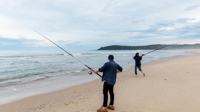 Fishing at Cape Conran Coastal Park. Picture: Belinda VanZanen