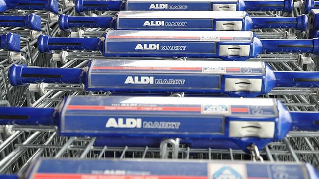 Aldi Nord stores have a slightly different logo to the one familiar to Australians. Picture: Getty Images.