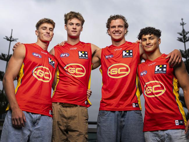 Gold Coast stockpiled a number of second round picks to ensure they could match early bids for their four Academy prospects. Picture: Daniel Pockett/Getty Images