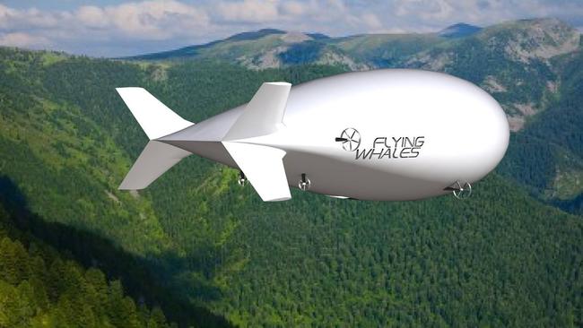 A Flying Whales airship will be able to stay in the air for days.