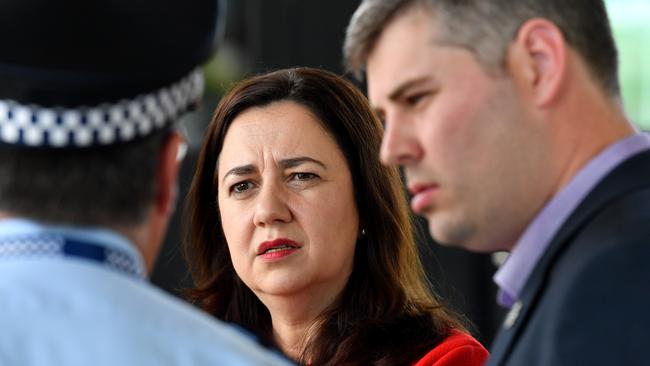 Police Minister Mark Ryan will be talking up the Government’s commitment to policing numbers on the Coast. (AAP Image/Darren England)