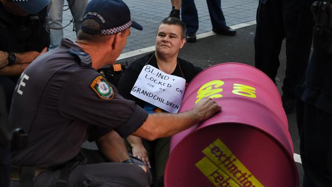 Police say the protesters wasted hours of police time and resources. Picture: NCA NewsWire / Jeremy Piper