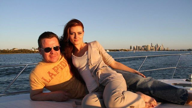 Vitali Roesch and wife Maryna Kosukhina.