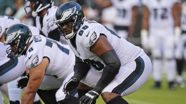 Jordan Mailata is making a big impact with the Philadelphia Eagles. Picture: Andy Lewis/Icon Sportswire via Getty Images