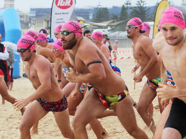 The ocean swim took place at Bondi Beach.