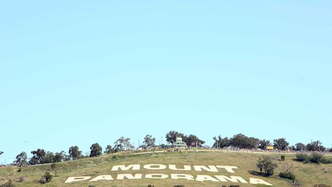 Generic photo of the Mount Panorama sign at Motor Racing Circuit at Bathurst in central west NSW.