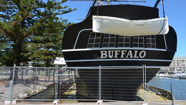 The Buffalo restaurant in Glenelg North last week. Picture: Cathryn McLauchlan