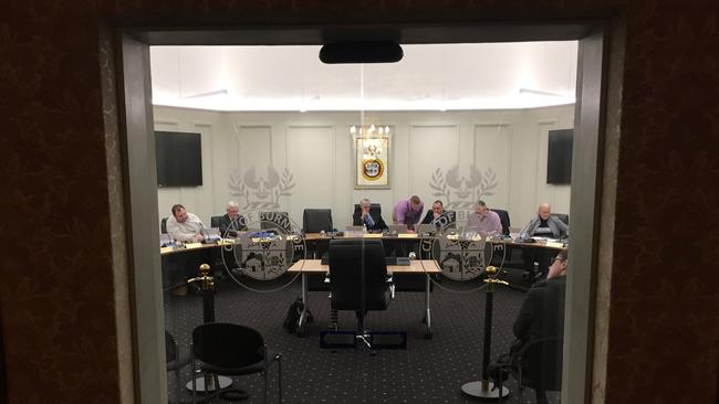 Burnside Council meets behind closed doors to discuss an internal conflict in May last year.