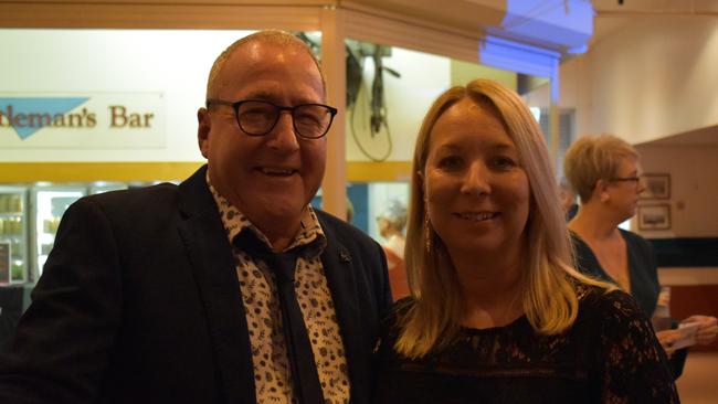 Anthea Wsh and Keith Hood at the Gympie Business Awards 2022.