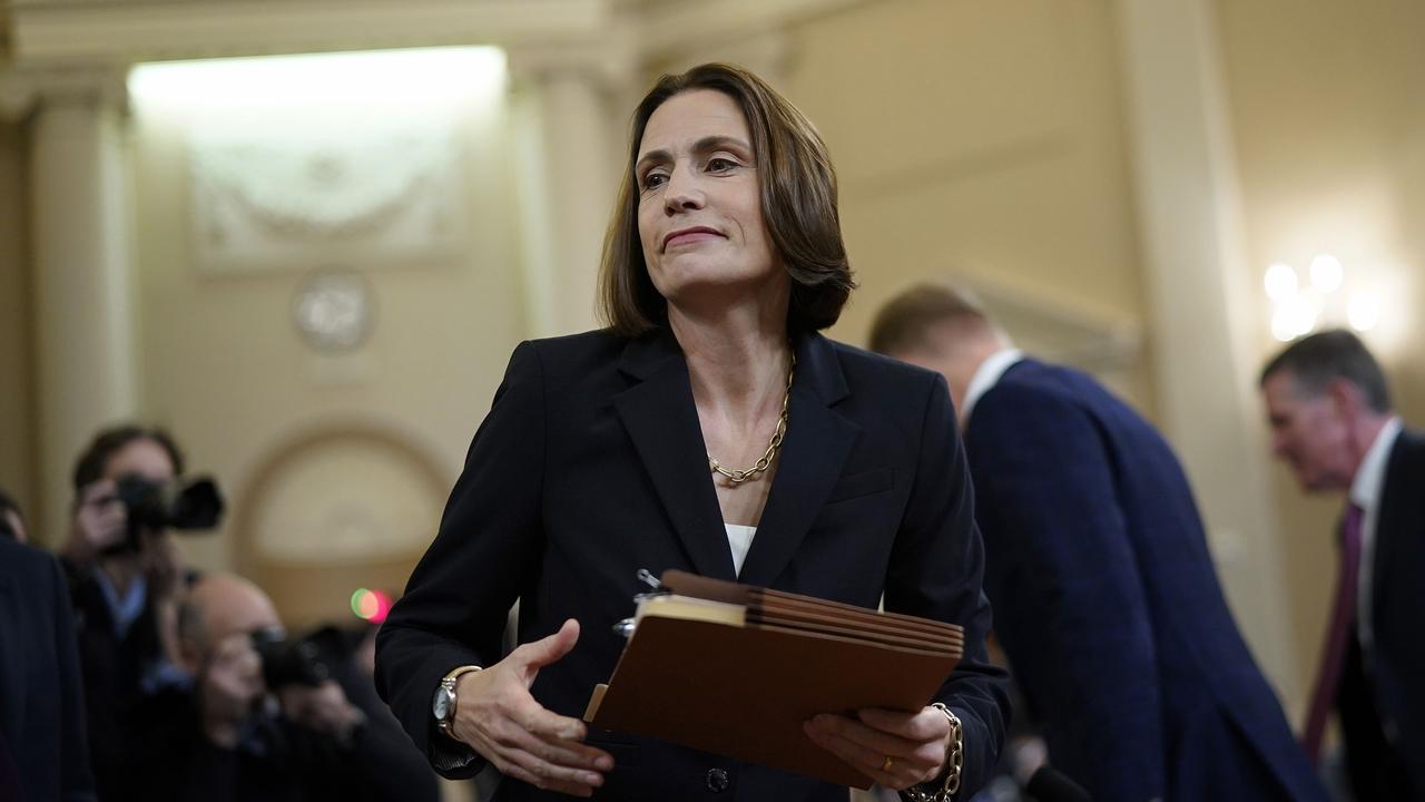 Fiona Hill at Congress to testify in relation to the first of former President Trump’s impeachment charges. Picture: Win McNamee / Getty Images / AFP