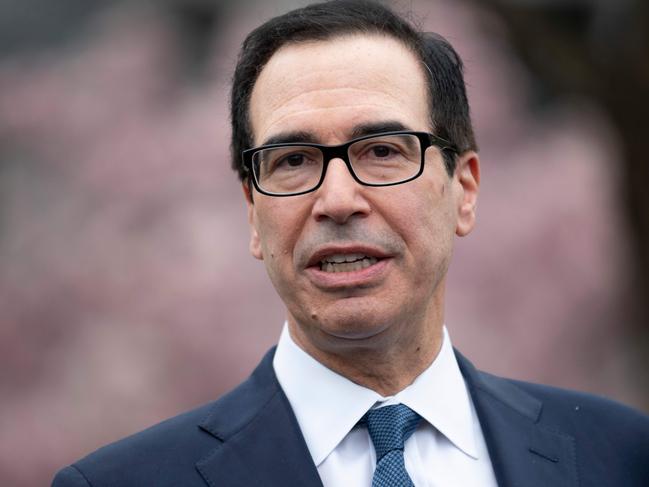 US Treasury Secretary Steven Mnuchin. Picture: AFP