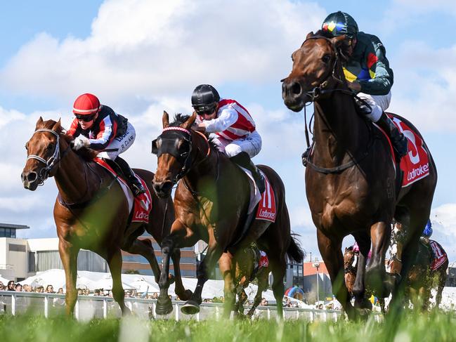 Alligator Blood takes out the Caulfield Guineas Prelude over the same distance as the Magic Millions Guineas.