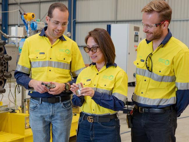 Workers at the The FMG Hazelmere facility. Picture: Tony McDonough