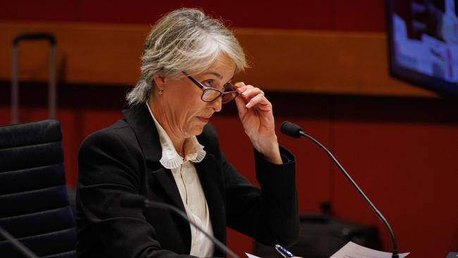 NSW Director of Public Prosecutions Sally Dowling SC in state parliament last year. Picture: Max Mason-Hubers