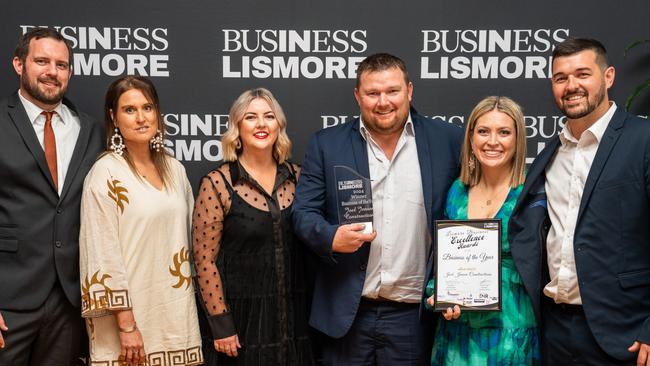 2024 Lismore Business Award winners: Joel Jensen Construction nailed five awards including Business of the Year.