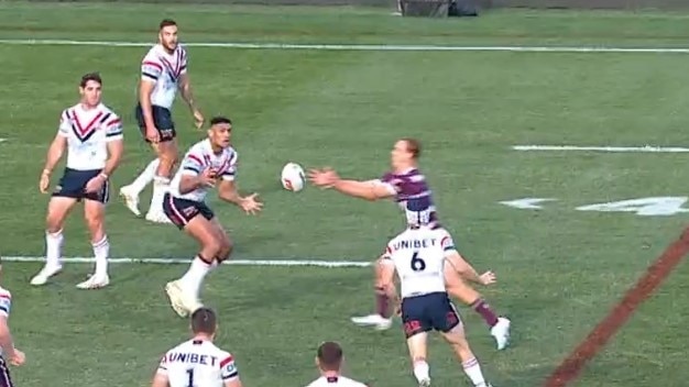 The Keary pass was the difference. Photo: Fox Sports