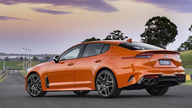 Kia has tweaked the styling of the Stinger.