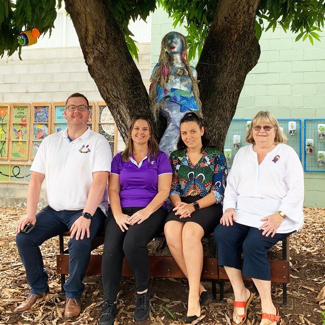 Gladstone’s newest therapy garden has sprung to life in support of helping disadvantaged children. Picture: Gladstone Ports Corporation.